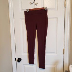 LOFT Red Ponte Leggings